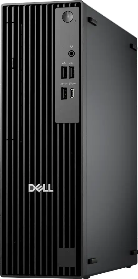 Dell Pro Slim QCS1255, 180W, AMD Ryzen 5 8600G (16 TOPS, 6 cores up to 5.0GHz)), 16GB DDR5 4800MT/s, M.2 512GB SSD, AMD Integrated Graphics, Wi-Fi+BT, SD CR, DP/HDMI/USB-C/USB-A/RJ-45,Speaker, Mouse/K - Slika 2