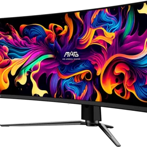 MSI MAG 341CQP QD-OLED Curved Gaming Monitor, 34", QD-OLED, 175Hz UWQHD (3440x1440), 21:9, 0.03ms GTG, FreeSync Premium Pro, 1800R Curve, DisplayHDR True Black 400, VESA, 1x Display Port (1.4a), 2x HD