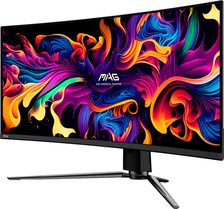 MSI MAG 341CQP QD-OLED Curved Gaming Monitor, 34", QD-OLED, 175Hz UWQHD (3440x1440), 21:9, 0.03ms GTG, FreeSync Premium Pro, 1800R Curve, DisplayHDR True Black 400, VESA, 1x Display Port (1.4a), 2x HD