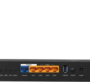 TP-LINK Archer BE220 BE3600 Dual-Band Wi-Fi 7 Router, Wi-Fi speeds up to 3.6Gbps, Ports: 1x1 Gbps WAN port + 4x1 Gbps LAN