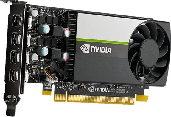 PNY NVIDIA T1000 8GB LowProfile OEM Version, PCI-Express 3.0 x16, LP, 8 GB GDDR6 128-bit, 4x Mini DP 1.4, 1x LP bracket VCNT1000-8GB-SB - Slika 2