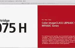 Canon toner CRG-075HY, žuti