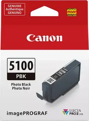 Canon tinta PFI-5100BK, foto crna