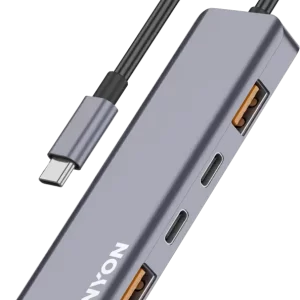 CANYON hub DS-18 5in1 USB-C Grey