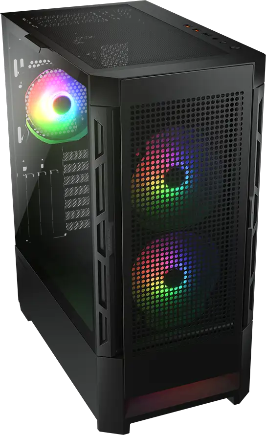 COUGAR AIRFACE RGB PC Case, Mid Tower, Black - Slika 8