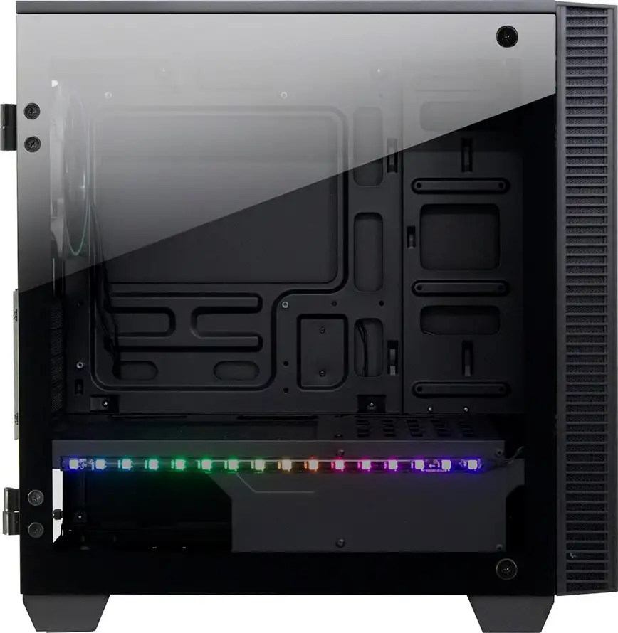 Chassis INTER-TECH X-608 INFINITY MICRO, microATX, RGB, Front and Side Tempered Glass, w/o PSU - Slika 5