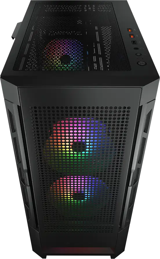 COUGAR AIRFACE RGB PC Case, Mid Tower, Black - Slika 2