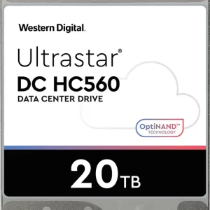 HDD Server WD/HGST ULTRASTAR DC HC560 (3.5’’, 20TB, 512MB, 7200 RPM, SAS 12Gb/s, 512E SE P3), WUH722020BL5204