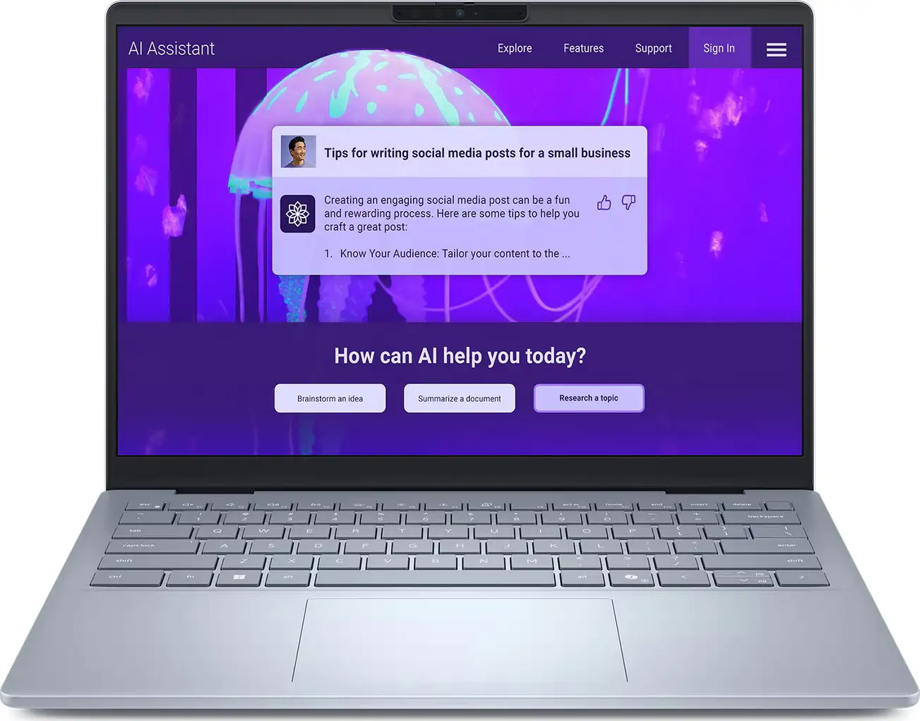 Dell NB 14 Plus Ultra 7 258V/14.0"2.5K/32GB/1TBSSD/Intel Arc/FP/Win11Pro 1026961823-N1386