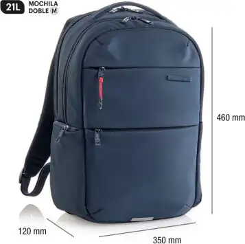 Ruksak za prijenosno računalo Miquelrius 2 odjeljka plavi 16" M 35x46x12cm 21L MR19565 - Slika 2