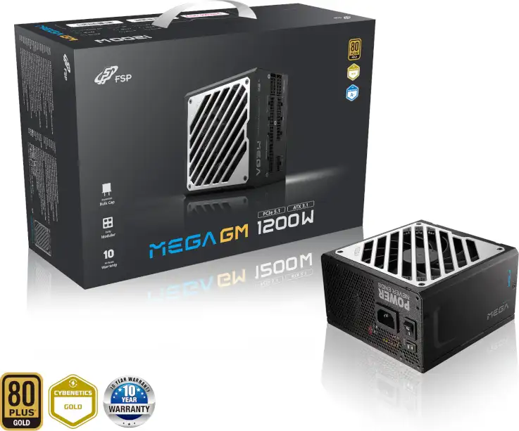 FSP MEGA 1200W, ATX 3.1 80+ Gold, modularno