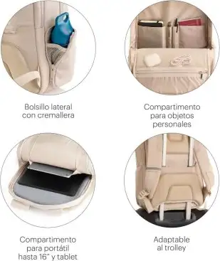 Ruksak za prijenosno računalo Miquelrius 2 odjeljka plavi 16" M 35x46x12cm 21L MR19565 - Slika 3