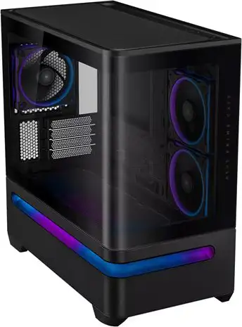 KUĆIŠTE ASUS PRIME AP202 TG ARGB BLACK, 90DC00P0-B19000