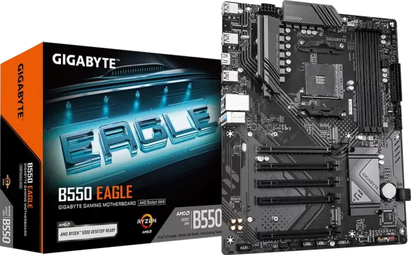 GIGABYTE B550 EAGLE, AM4, 4x DDR4, ATX , B550 EAGLE
