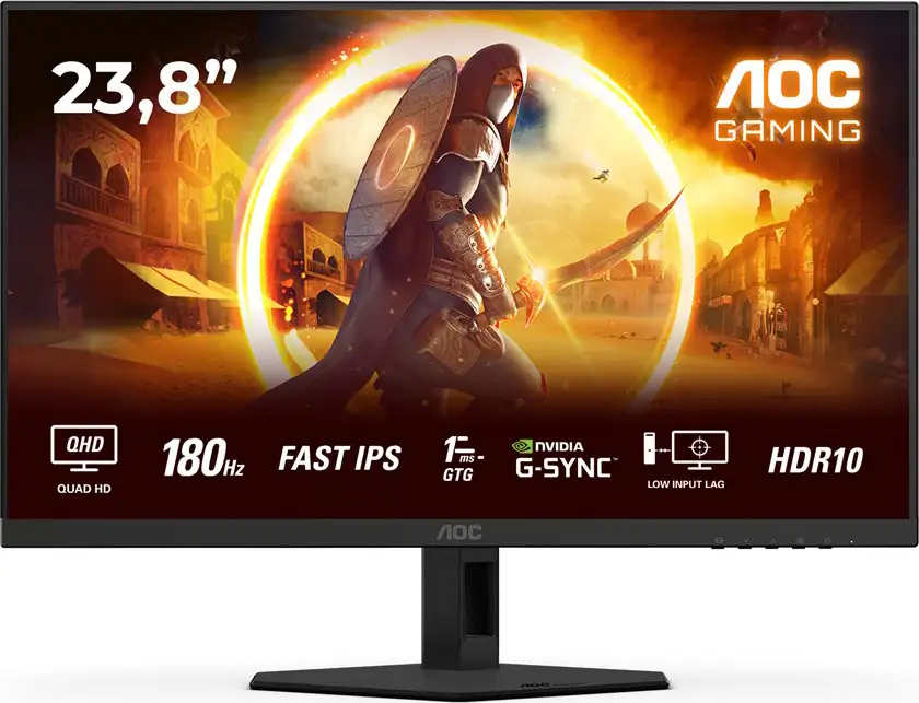 AOC Q24G4RE 23,8", QHD, HDMI, DP, 180Hz
