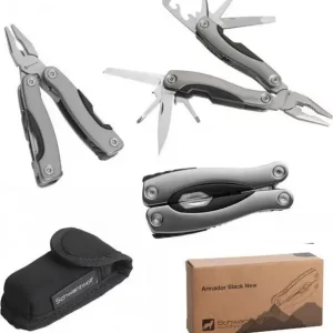 Set alata-kliješta multifunkcionalna 15-u-1 Armador Schwarzwolf F2400400AJ3 siva, 000061261