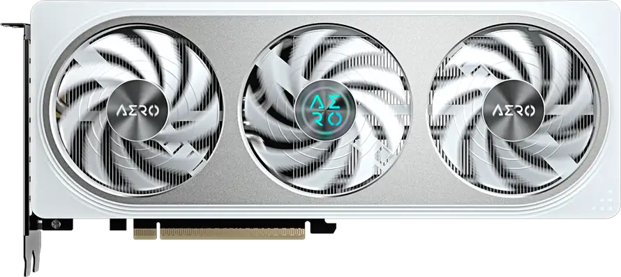GIGABYTE Video Card NVIDIA GeForce RTX 5060 AERO OC 8G (8GB GDDR7/128bit, PCI-E 5.0, 1x 8Pin Power connector, Recommended PSU 450W, 3xDP, 1x HDMI, Retail), GV-N5060AERO OC-8GD