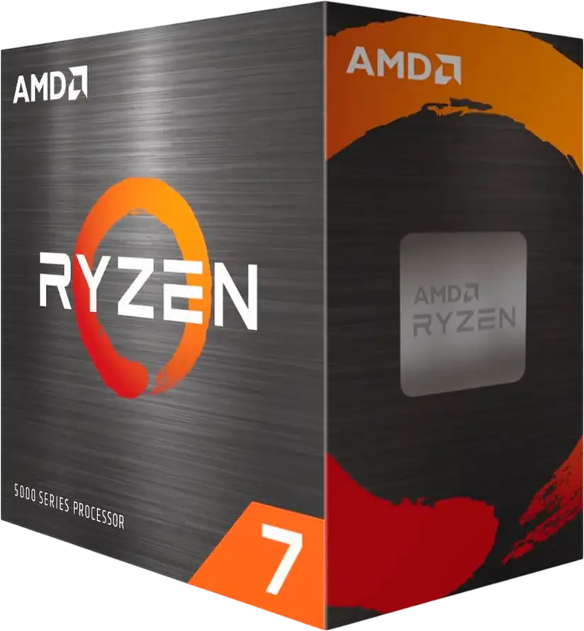 AMD CPU Desktop Ryzen 7 8C/16T 5700 (3.7/4.6GHz, 20MB,65W,AM4) box, with Wraith Stealth Cooler