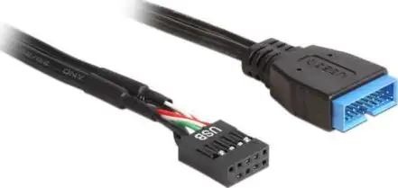 Delock USB3.0 to USB2.0 Pinheader 19pin - 9pin Cable, 83281