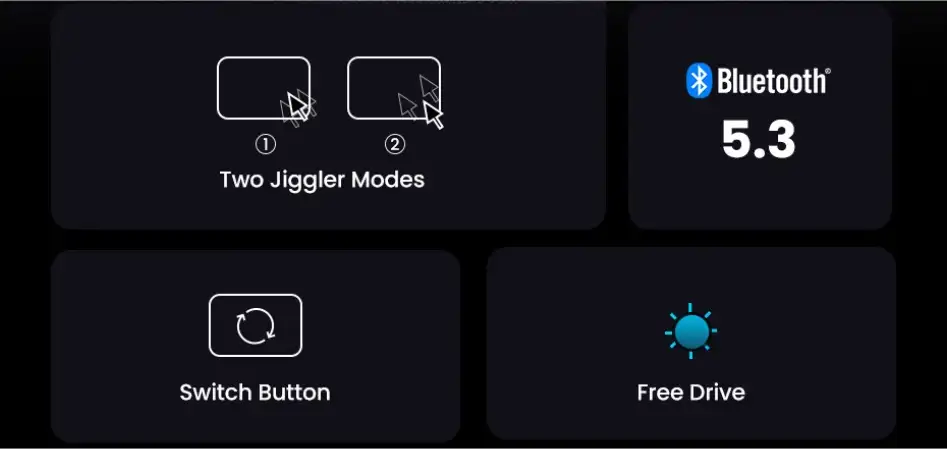 UGREEN Bluetooth 5.3 adapter za miš USB-A, Mouse Jiggler - Slika 6
