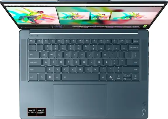 Lenovo Yoga Pro 7, 14.5" 3K OLED, AMD Ryzen AI 9 365, 32GB, 1TB SSD, W11P, Integrated AMD Radeon 880M Graphics, 83LX0005SC