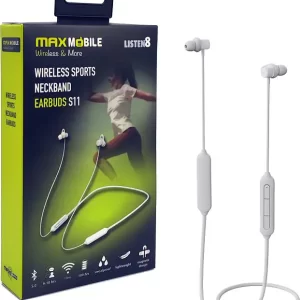MAXMOBILE SLUŠALICE BLUETOOTH S11 STEREO bijela