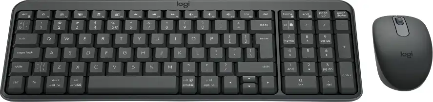 Logitech MK250 bežična tipkovnica i miš, crna