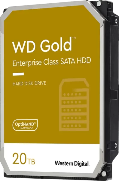 WD Gold 20TB HDD SATA 6Gb/s Enterprise