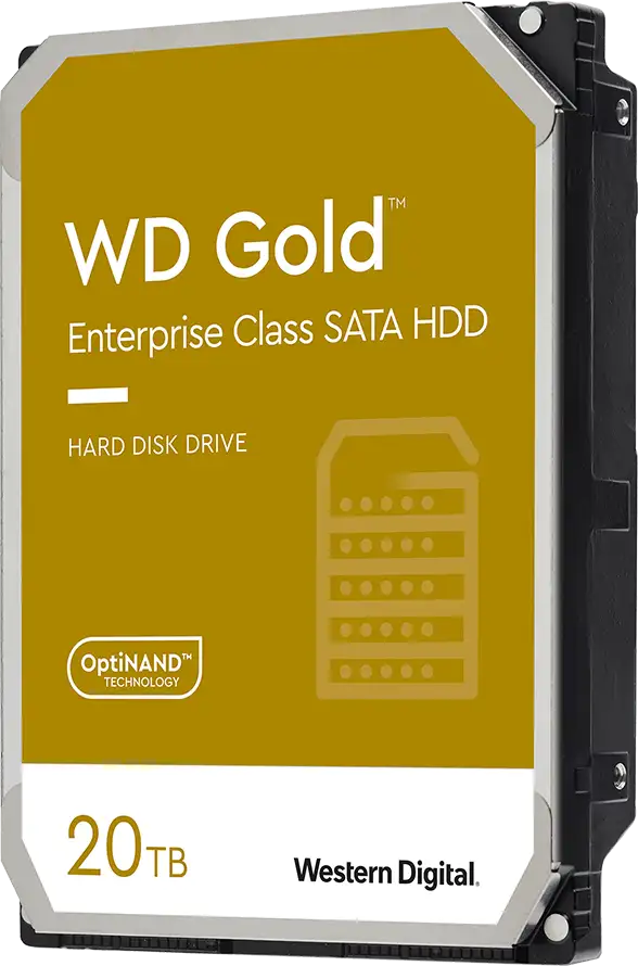 WD Gold 20TB HDD SATA 6Gb/s Enterprise