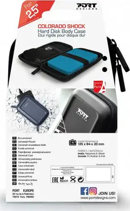 Port HDD torbica Colorado shock 2.5", tamnoplava