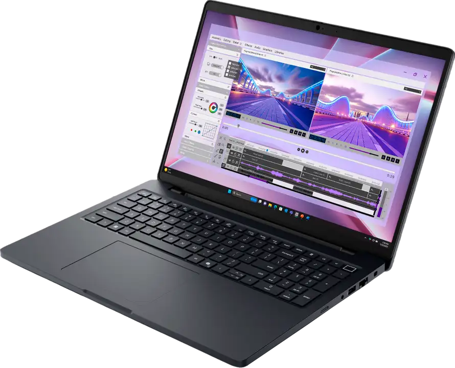 Dell Pro Max 16 (MC16250), Intel Core Ultra 7 265H, (24MB, 16 cores), 16" FHD+ LCD with 300 nits, mic. HDR IR cam., 2x16GB 5600 MT/s, 1TB M.2 SSD, RTX1000 8GB GDDR7, 6 cell 96Whr bat, SC, FP, CV, Back - Slika 2