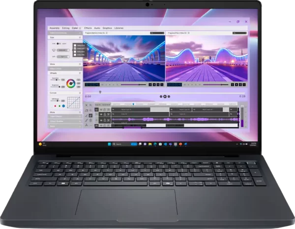 Dell Pro Max 16 (MC16250), Intel Core Ultra 7 265H, (24MB, 16 cores), 16" FHD+ LCD with 300 nits, mic. HDR IR cam., 2x16GB 5600 MT/s, 1TB M.2 SSD, RTX1000 8GB GDDR7, 6 cell 96Whr bat, SC, FP, CV, Back