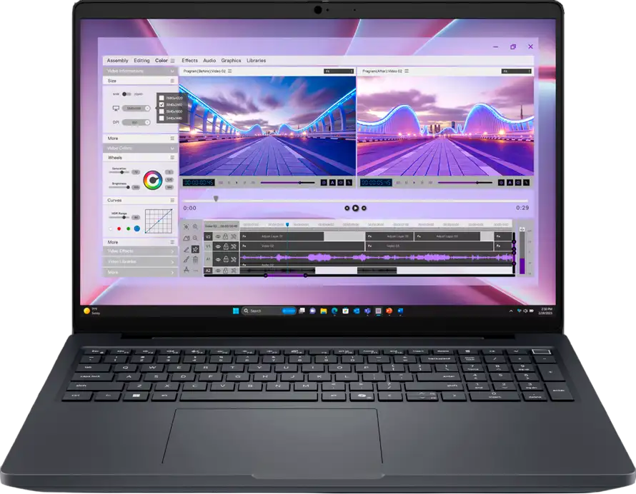 Dell Pro Max 16 (MC16250), Intel Core Ultra 7 265H, (24MB, 16 cores), 16" FHD+ LCD with 300 nits, mic. HDR IR cam., 2x16GB 5600 MT/s, 1TB M.2 SSD, RTX1000 8GB GDDR7, 6 cell 96Whr bat, SC, FP, CV, Back