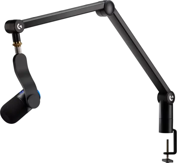 LOGITECH G Yeticaster GX Dynamic RGB Gaming Mic with LIGHTSYNC and Premium Desktop Microphone Boom Arm - BLACK - USB - N/A - WWi-9006 - EMEA