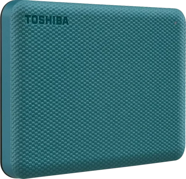 HDD Extern TOSHIBA CANVIO Advance 2TB, 2.5", USB 3.2 Gen1 (5Gbit/s), Backup and Security software, Textured Green, 149g