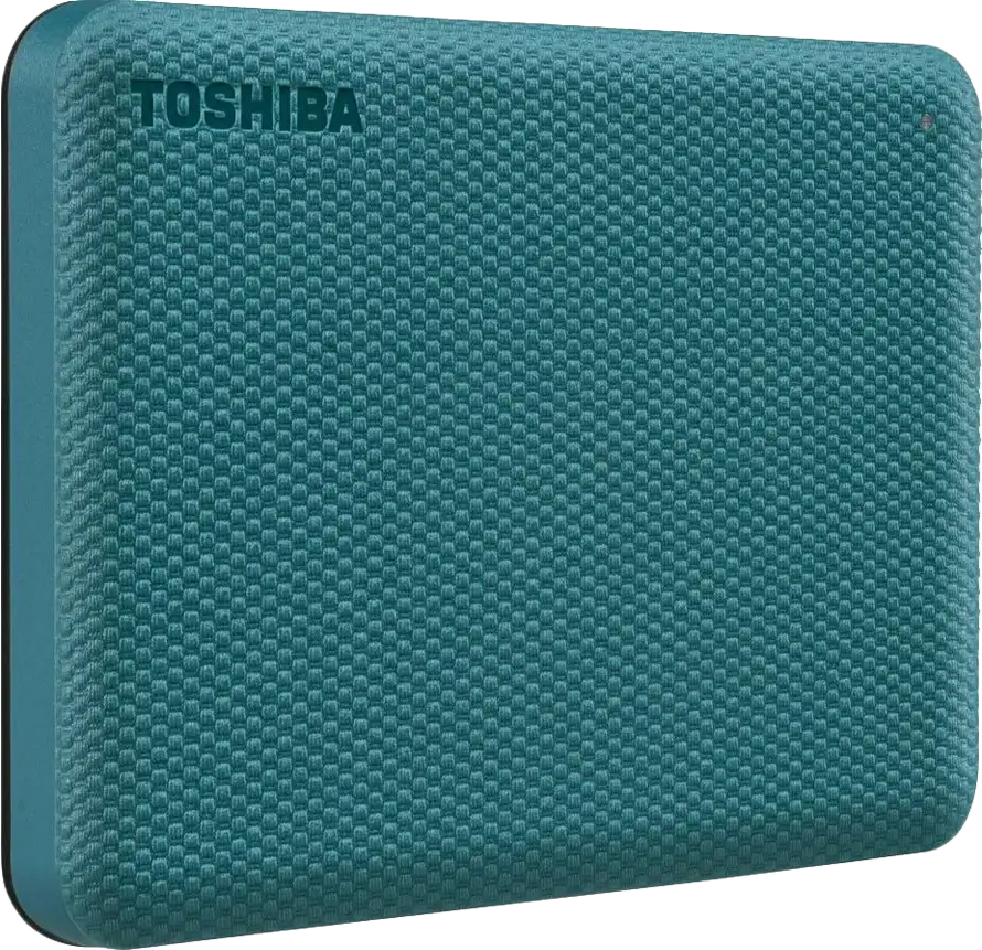 HDD Extern TOSHIBA CANVIO Advance 2TB, 2.5", USB 3.2 Gen1 (5Gbit/s), Backup and Security software, Textured Green, 149g