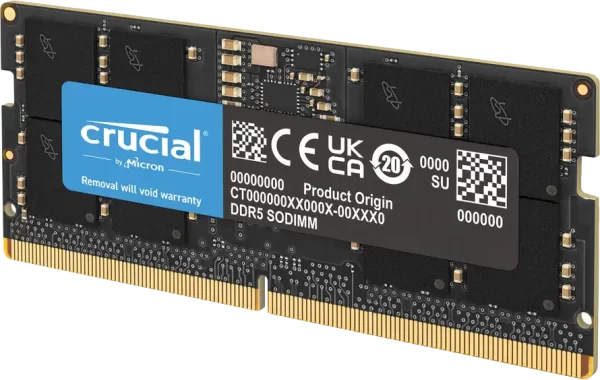 Crucial 24GB DDR5-5600 SODIMM CL46 (16Gbit)