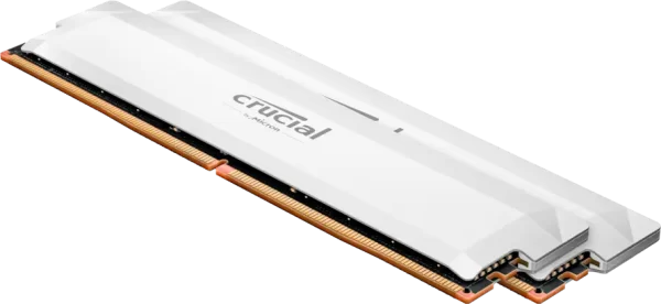 Crucial Pro OC 64GB (2x32GB) DDR5-6400 UDIMM CL40 White