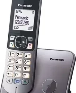 PANASONIC telefon bežični KX-TG6811FXM metalik sivi