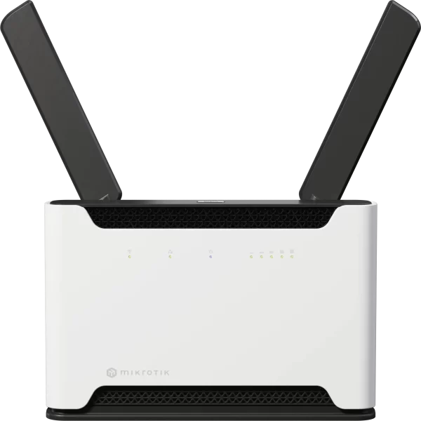 Mikrotik Chateau 5G R17 ax - eSIM, Smart aggregation + wide regional FDD+TDD, 4X4 MIMO, RouterOS v7, 1GB RAM, 128MB FLASH, 4x 10/100/1000 Ethernet ports, 1x 2.5G Ethernet port, 1x SIM slot (Micro SIM)