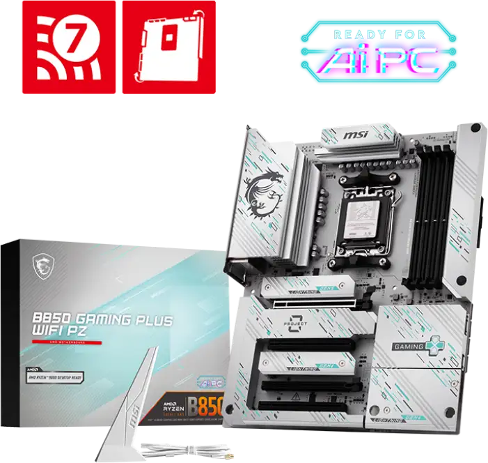 MBO AM5 MSI B850 GAMING PLUS WIFI PZ 911-7E75-001
