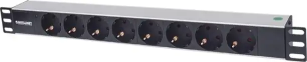 Intellinet 714037 19" 1U Rackmount 8-Output PDU 714037