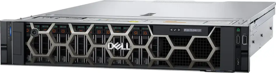 DELL EMC PowerEdge R550, 8x3.5", Intel Xeon Silver 4314 2.4G, 16C/32T, 10.4GT/s, 1x16GB RDIMM 3200MT/s, 1x480GB SSD SATA RI, PERC H755, iDRAC9 Enterprise, Dual RPS 700W, TPM 2.0 V6, DP 5720 LOM, Slidi - Slika 2