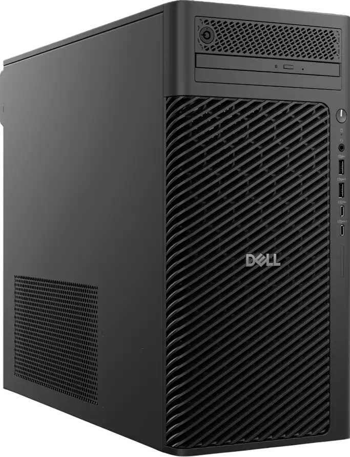 DELL PRO MAX T2 Tower, 500W, Intel Core Ultra 7 265, 32GB (2x16GB) DDR5 5600 MT/s, M.2 1TB SSD TLC PCIe g4, NVIDIA RTX 2000ADA 16GB 4 mDP to DP adpt, 2xDP, 3xUSB-C,1xTB4, 6xUSB-A, RJ-45, SD CR, Mouse/ - Slika 3