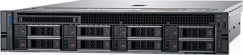 DELL EMC PowerEdge R550, 8x3.5", Intel Xeon Silver 4314 2.4G, 16C/32T, 10.4GT/s, 1x16GB RDIMM 3200MT/s, 1x480GB SSD SATA RI, PERC H755, iDRAC9 Enterprise, Dual RPS 700W, TPM 2.0 V6, DP 5720 LOM, Slidi