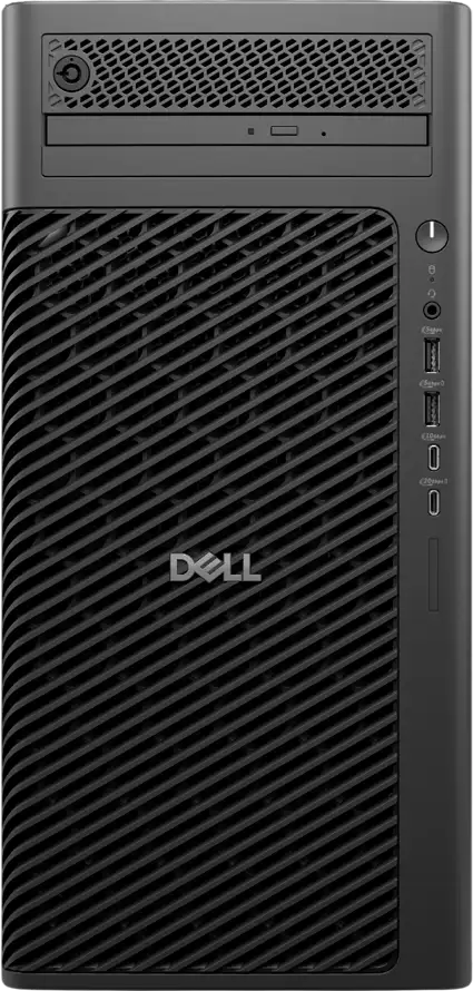 DELL PRO MAX T2 Tower, 500W, Intel Core Ultra 7 265, 32GB (2x16GB) DDR5 5600 MT/s, M.2 1TB SSD TLC PCIe g4, NVIDIA RTX 2000ADA 16GB 4 mDP to DP adpt, 2xDP, 3xUSB-C,1xTB4, 6xUSB-A, RJ-45, SD CR, Mouse/ - Slika 2