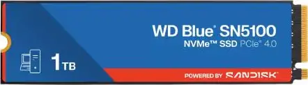 Western Digital 1 TB M.2 SSD, Blue SN5100 Gen. 4x4