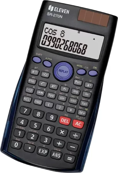 Kalkulator tehnički 10+2mjesta 240 funkcija Eleven SR-270N crni