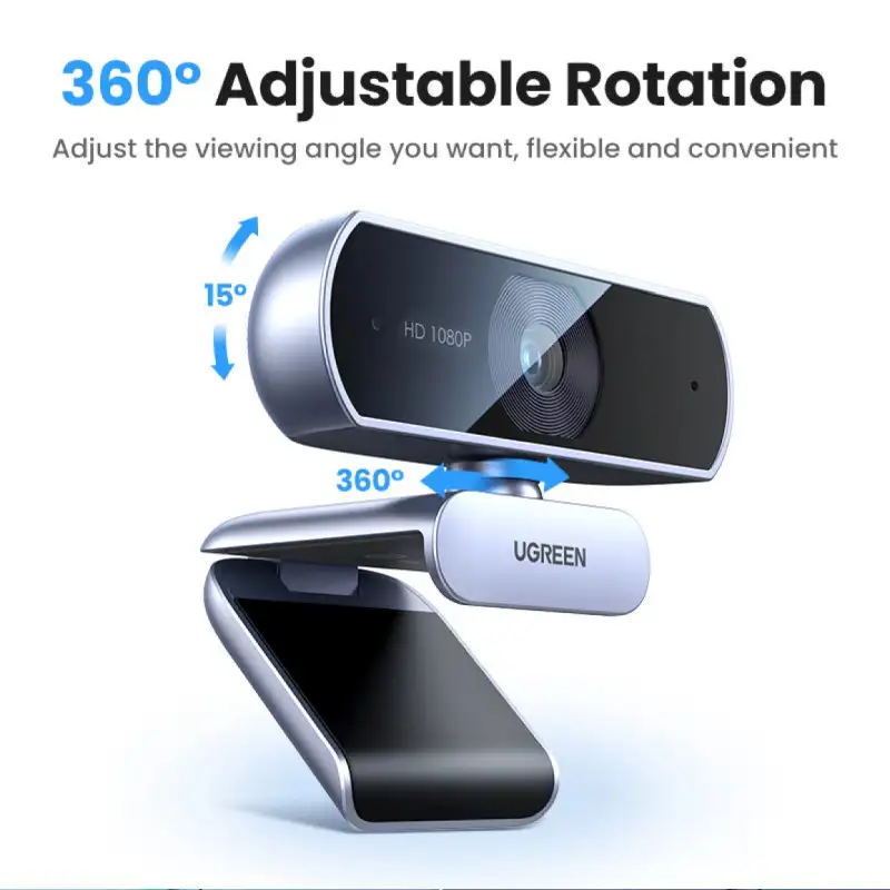 UGREEN CM678 Web kamera, Full HD 1080p, HD, crna - Slika 4