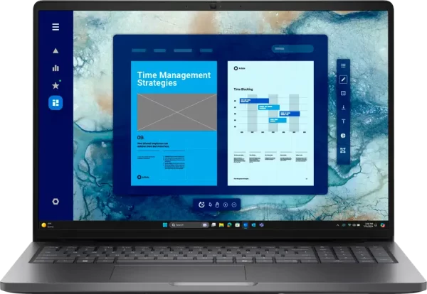 Dell Pro 16 (PC16255), 16" FHD+ (1920x1200) Touch, AMD Ryzen AI 7 PRO 350 (50 TOPS, 8C, up to 5.0GHz), 32GB (1x32GB) DDR5, M.2 512GB SSD, AMD Radeon 860M, WiFi, BT, HDMI, 2xTHB4 (DP/PD), 2xUSB3.2, RJ-